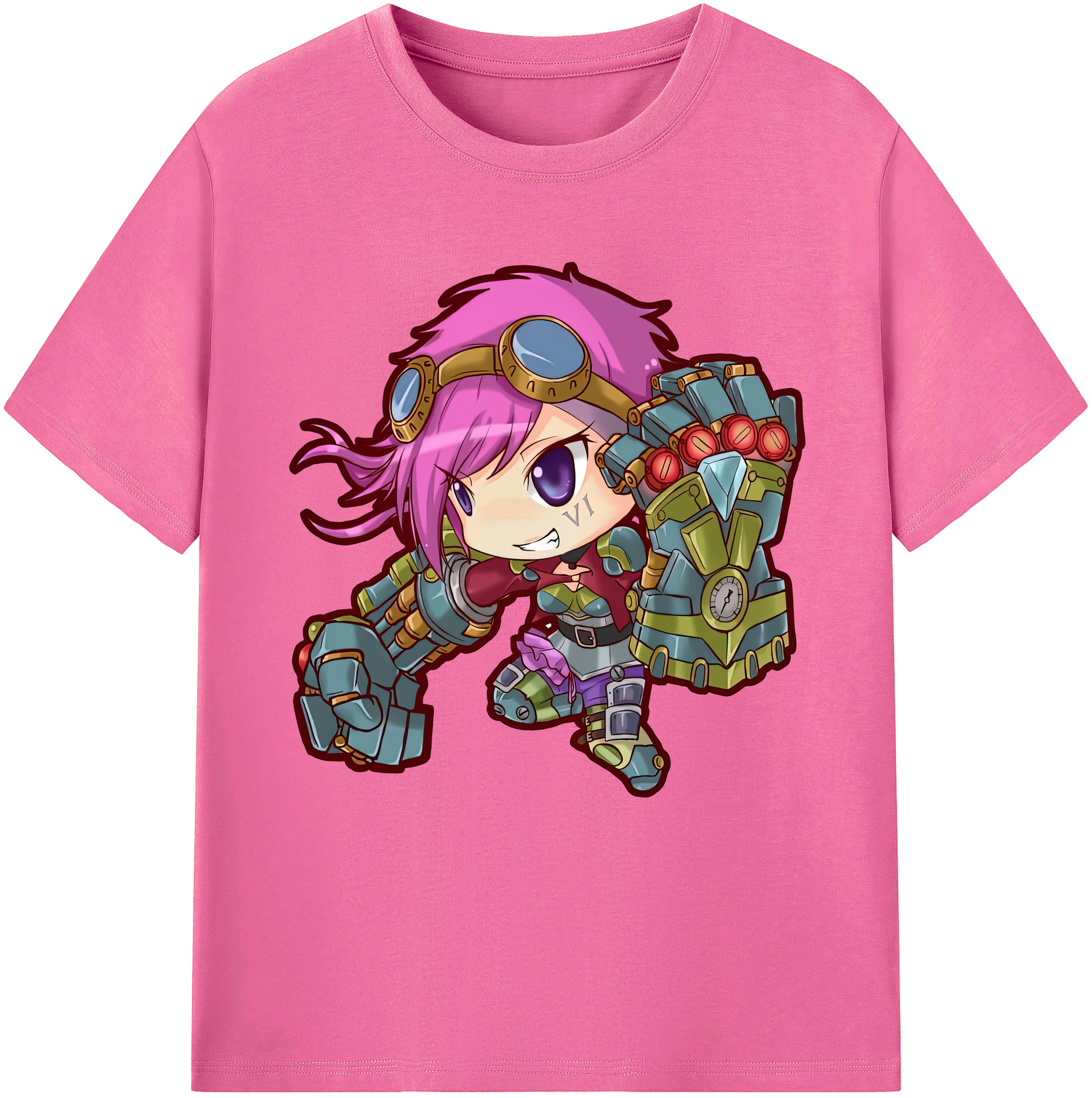 リーグ・オブ・レジェンド League of Legends LOL レディースカジュアルプリントTシャツ（綿100％）